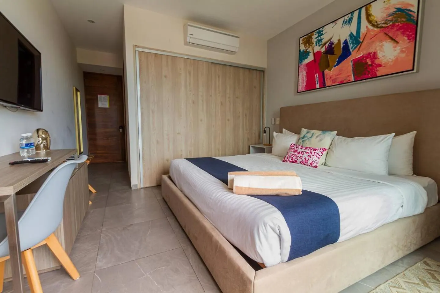 Estupenda Habitacion Con Cama King 100Mb Y Refri Playa del Carmen Mexico